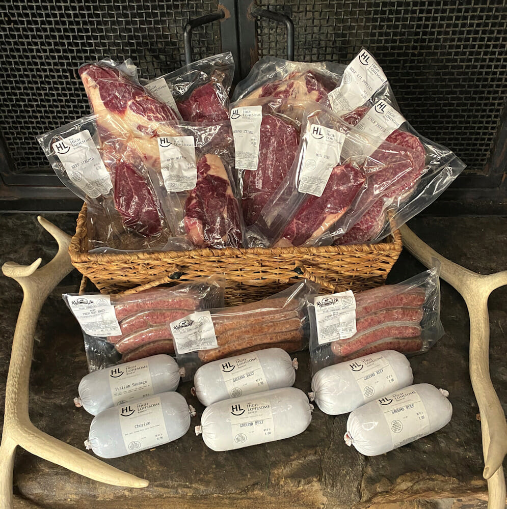 20 LB Meat Variety Box, Grass Fed Beef